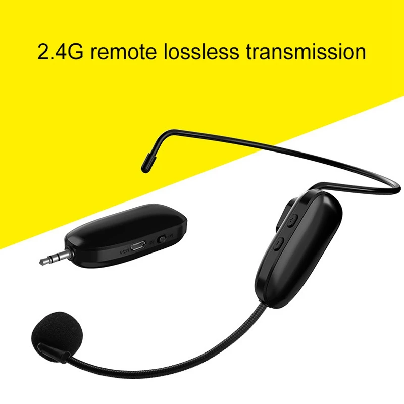 2 4G беспроводной микрофон гарнитура в 1 ручной Bluetooth для речи громкоговоритель