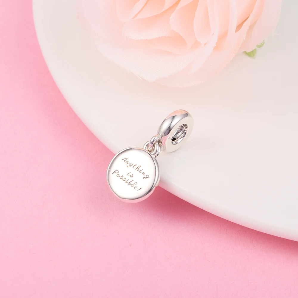 Подходит для браслетов Pandora с подвесками ослепительные счастливые