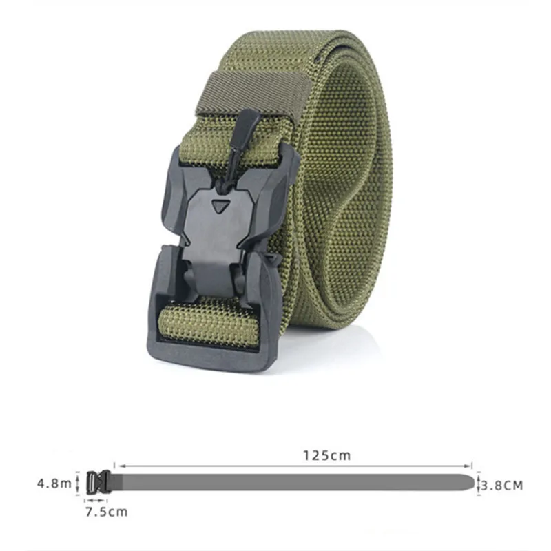 Новый тактический ремень с магнитной пряжкой для военных высококачественный