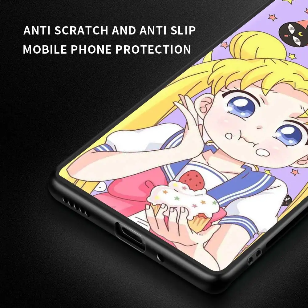 

Case For Samsung M31 Case 6.4" Soft Silicon Cover For Galaxy M30s M51 M31s M11 A51 Phone Shell Bumper Sailor Moon Cute Anime