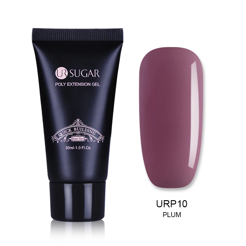 Ur Sugar 30 г полигелевый удлинитель для пальцев, кристально-Желейный гель для ногтей, УФ светодиодный твердый гель, акриловый строительный УФ-гель - Цвет: 114