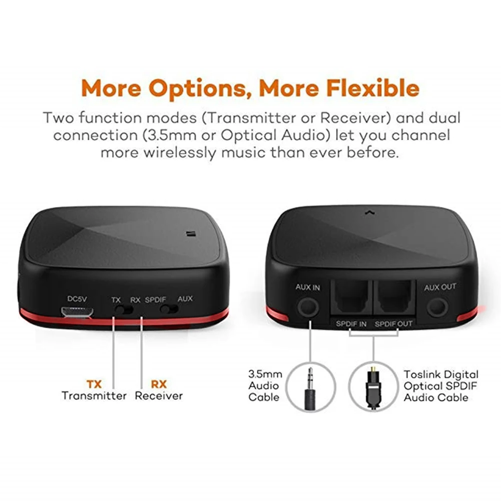 Bluetooth аудио адаптер волоконно оптический 3 5 мм разъем приемник передатчик музыка