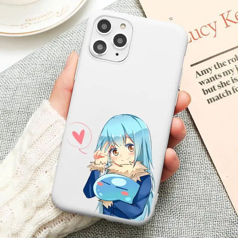 

Rimuru Tempest ANIME Phone Case Candy Color for iPhone 11 12 mini pro XS MAX 8 7 6 6S Plus X 5S SE 2020 XR
