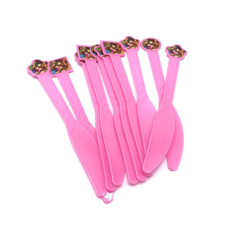 95 шт/125 pcs с днем рождения с героями мультфильма «Маша и Медведь» детский душ вечерние украшения набор баннер скатерть стакан с соломинкой пластины Сделано в Китае