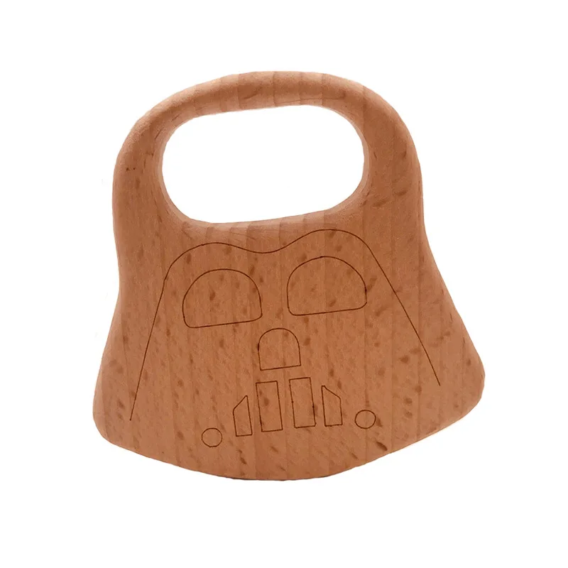 1pcs Infant Baby Teether Beech Wood Teethers Animal Shape Wood Baby Toy Teething Accessories Kid Teething Pendant Nursing Holder - Цвет: C839