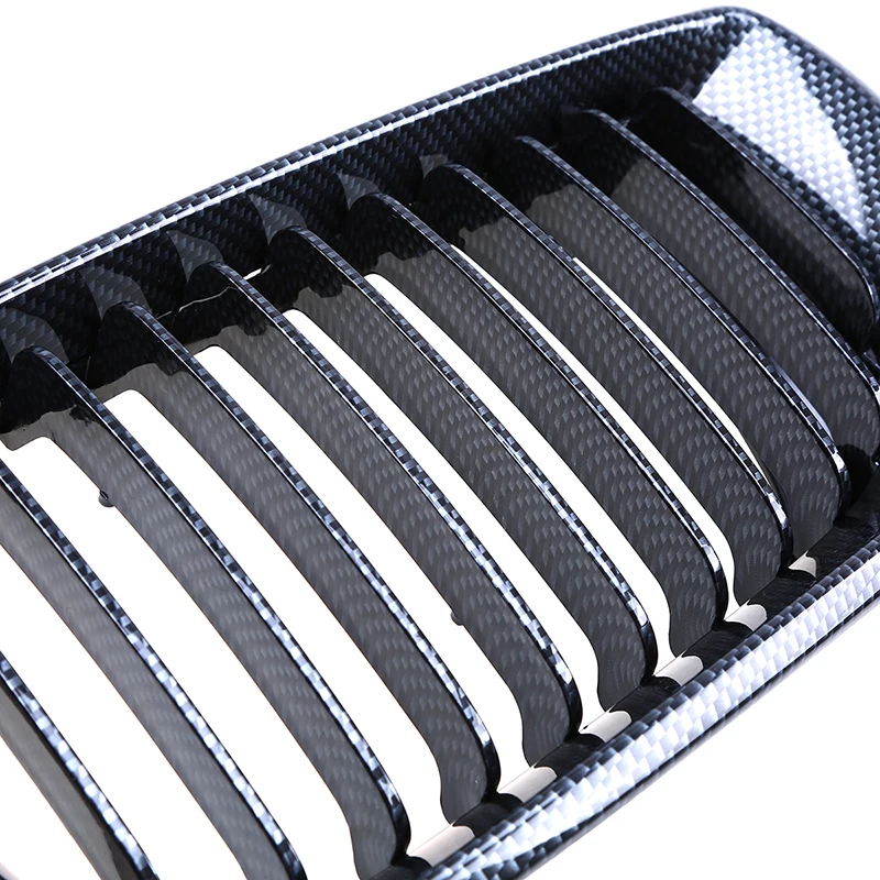 Решетки для переднего бампера автомобиля POSSBAY решетки из углеродного волокна BMW