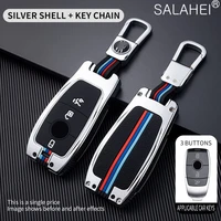 zinc alloy silicone car key case cover shell bag protective for benz 2017 e class w213 2018 s keychain accessories car styling