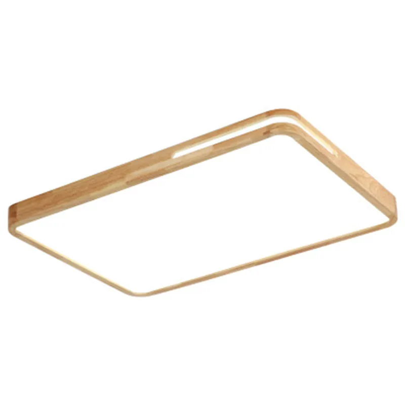 Бревенчатая потолочная лампа простая современная маленькая квартира освещение