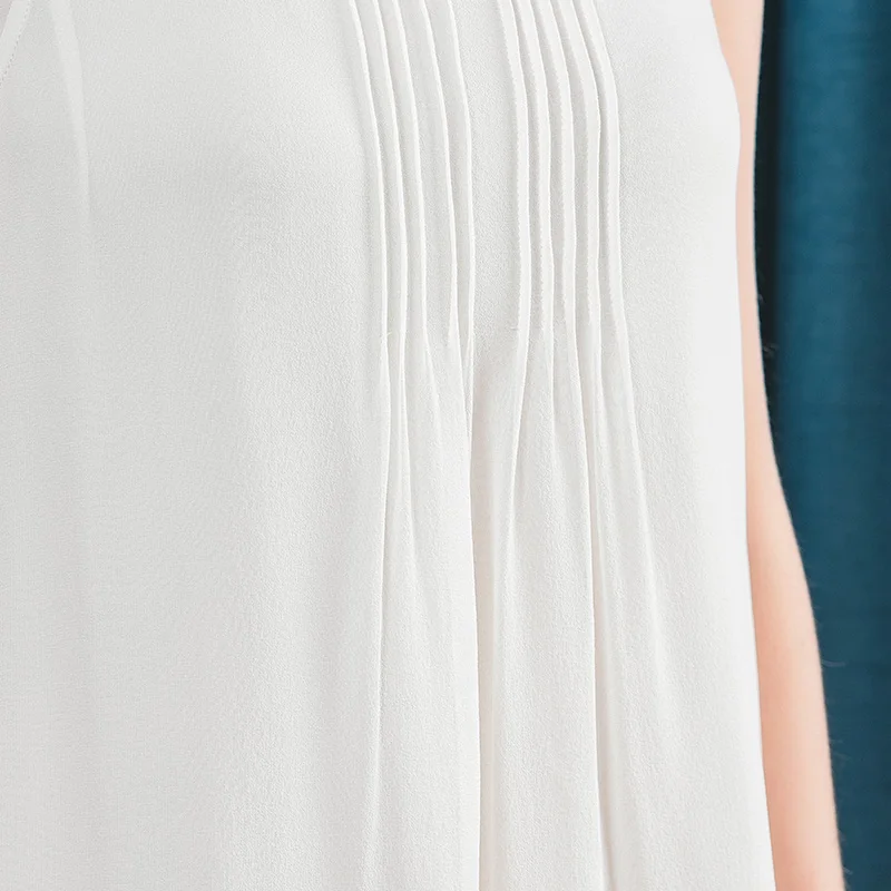 Voa 2017 летнее бескрылое о &quotбелые офисы&quot платье с запахом лето женское платья