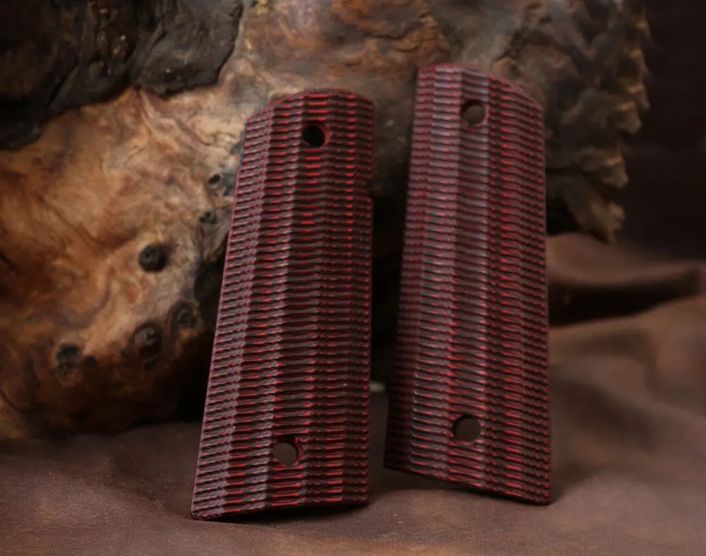 

KSDGrips Brand for Colt / Other 1911's Full Size Compatible Micarta Handle Grip for Replacement