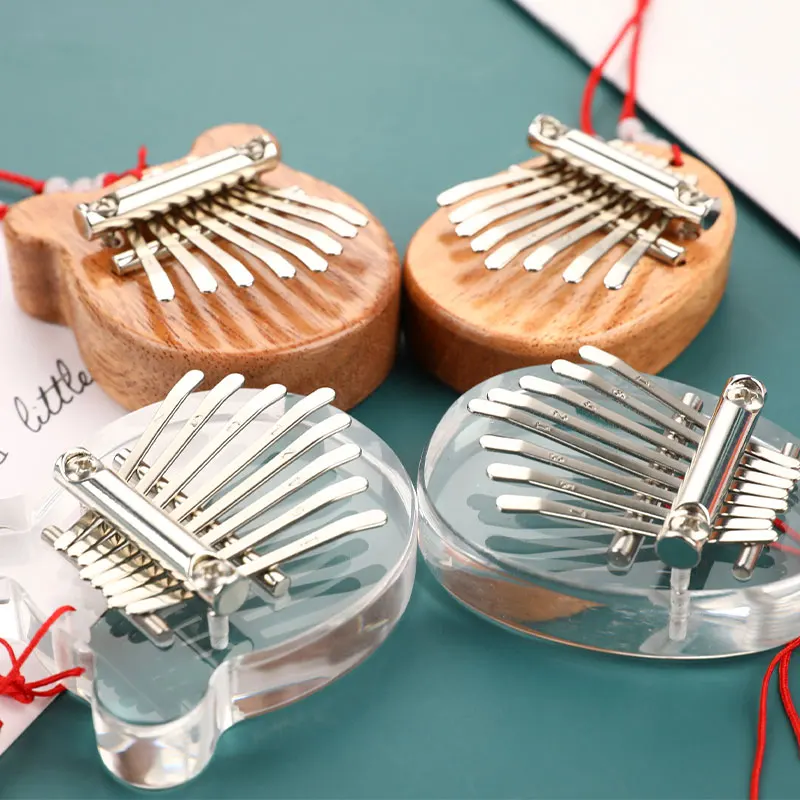Акриловое пианино для большого пальца Woodev/8 тонов Kalimba Mini |