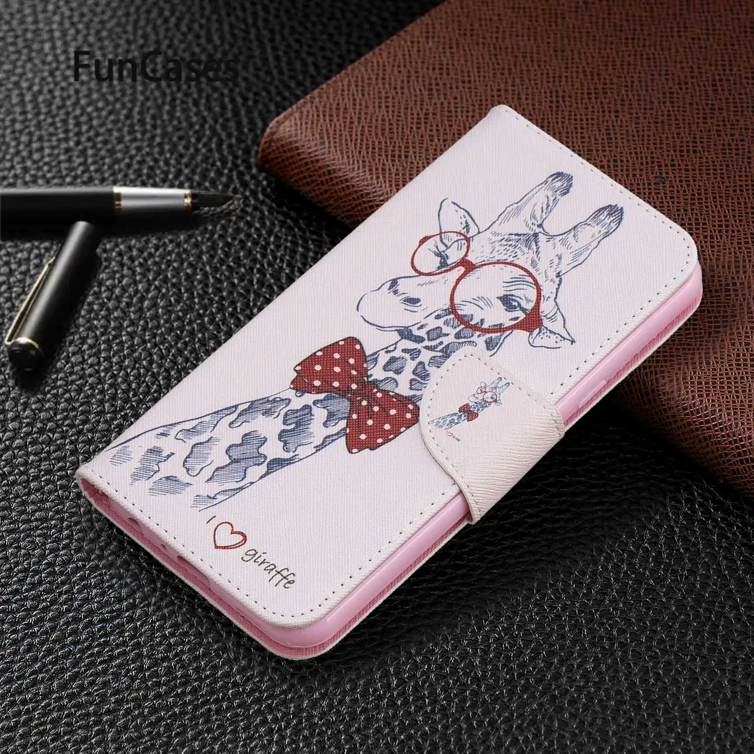 Узорчатый кошелек флип чехол для etui LG K50 ювелирный защитный телефона s Мультфильм