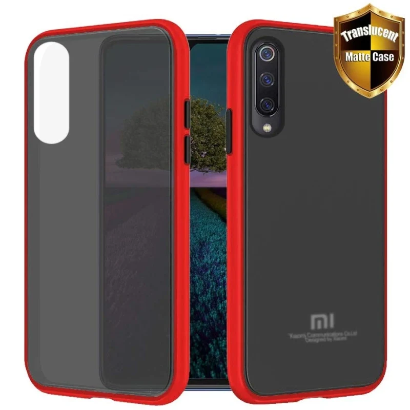 Case For Xiaomi MI 9 Lite 9T K20 Pro Matte Transparent Silicone Shockproof Armor Cover A3 CC9 |
