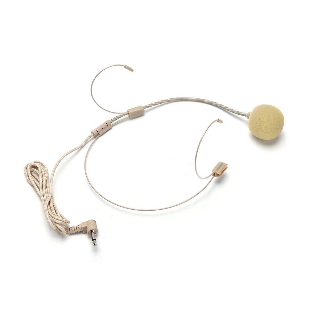 

1pcs Dual Ear Hook Headset Head Microphone for Shure Wireless 4pin Mini Plug