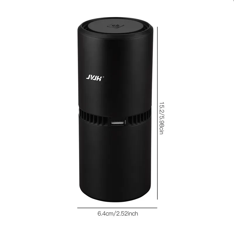 

Mini USB Anion Air Purifier Low Noise Electronic Air Cleaner Negative Ion Air Fresh Cup Purification Sterilization Deodorization