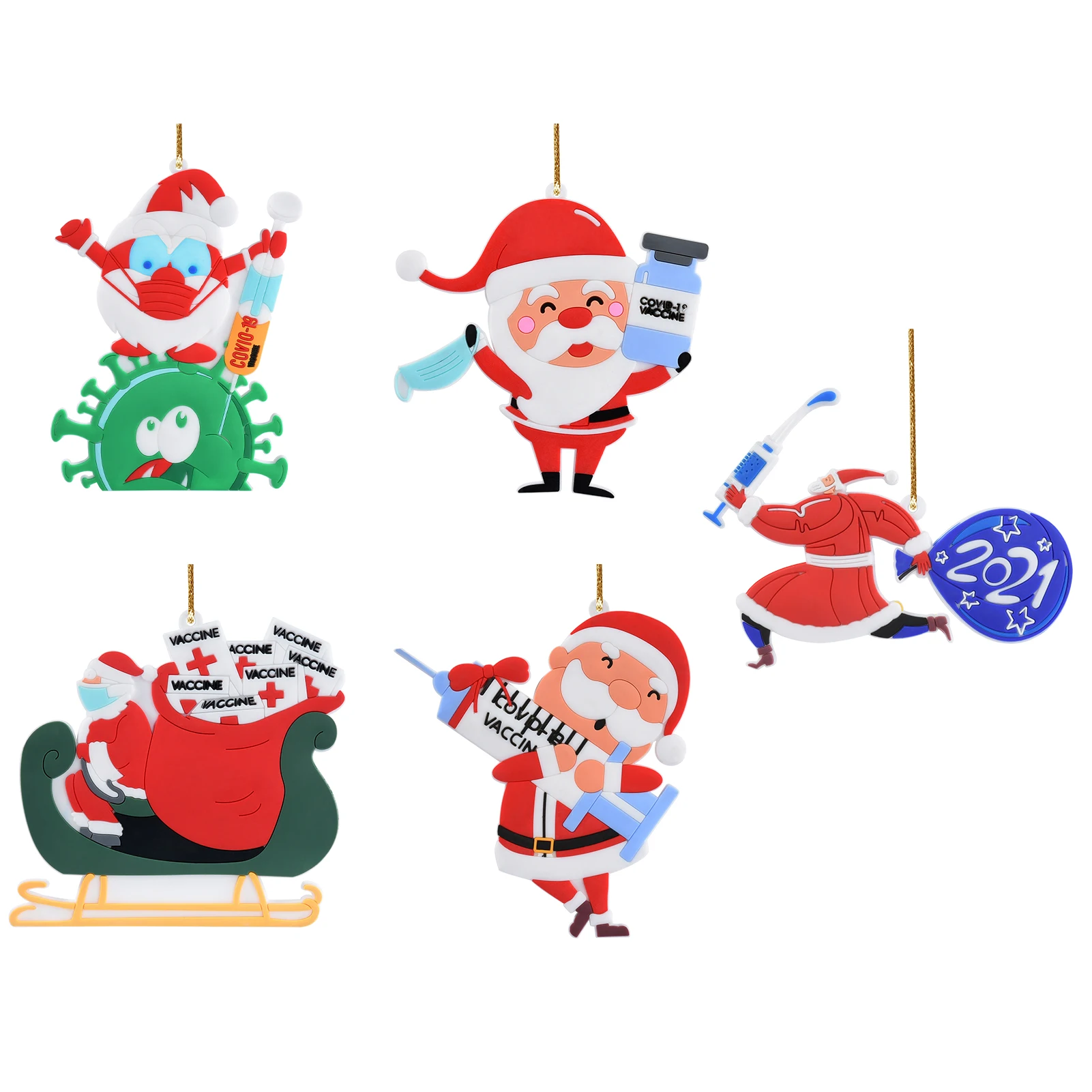 

Christmas Ornaments 2021 DIY Christmas Tree Pendant Best Wishes Home Party Decoration Kids Gift Personalized Xmas Appropriate