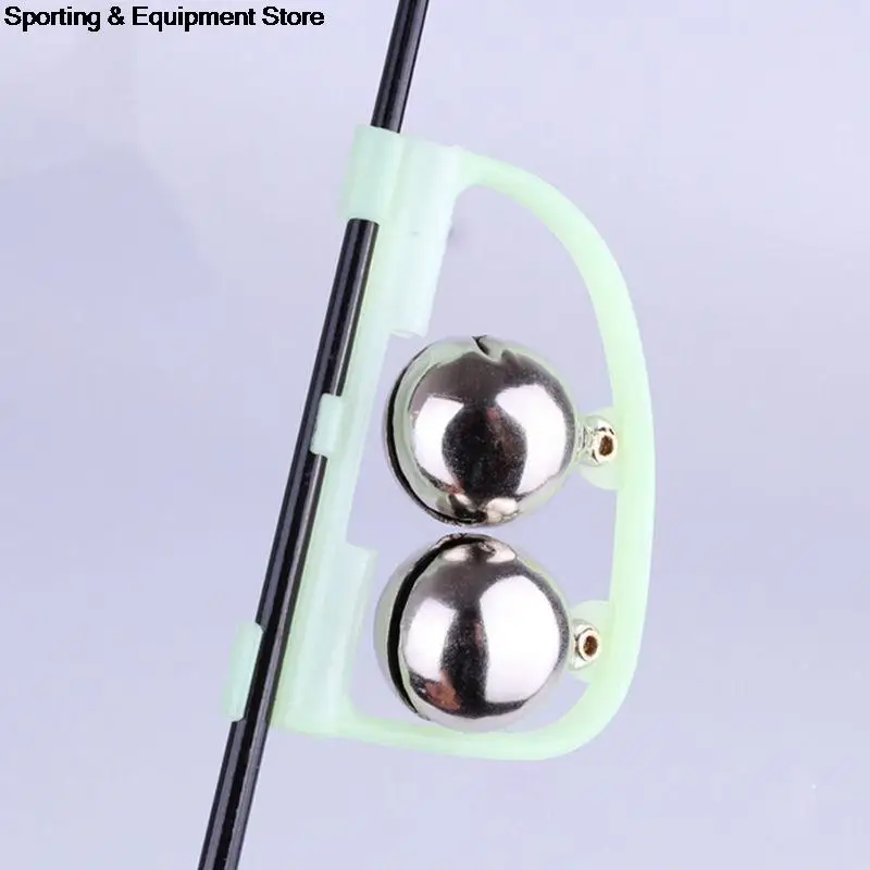 Светящаяся рыболовная кормушка 10 шт./лот колокольчик с двойным наконечником для