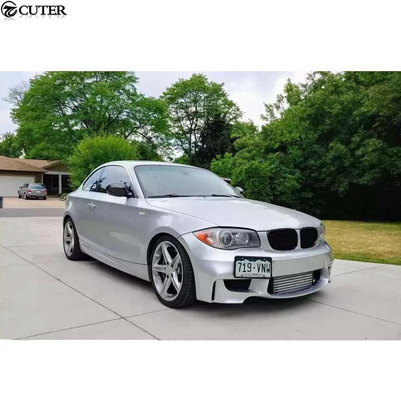 E82 E87 E88 1 серия м стильный комплект кузова автомобиля передний бампер задний