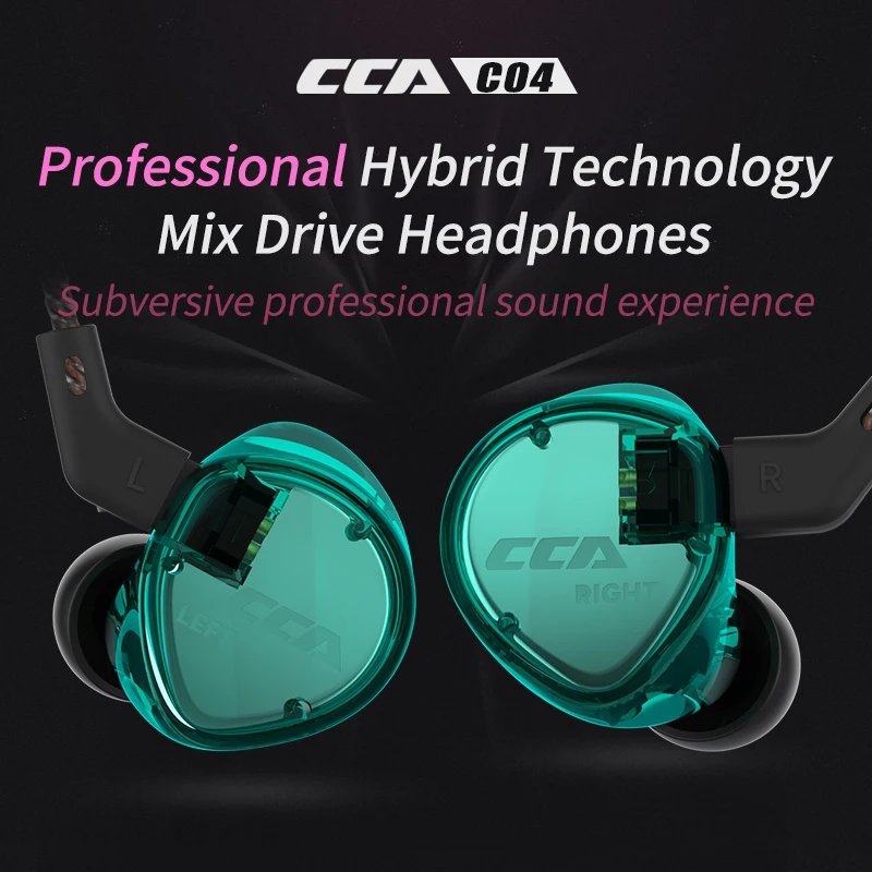 Высококачественные гибридные наушники CCA для телефона с технологией Hi Fi