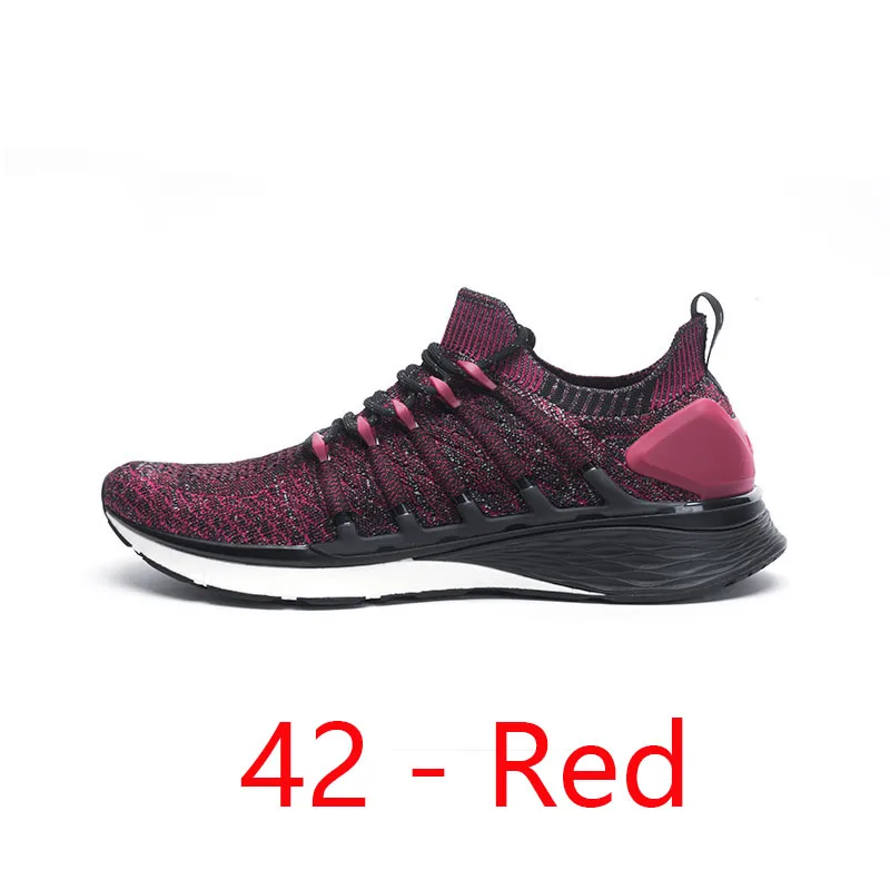 red 42 Новые Xiaomi Mijia кроссовки 3 мужские уличные спортивные Uni-moulding 3D Fishbone замок система Вязание верхние мужские кроссовки - Цвет: red 42