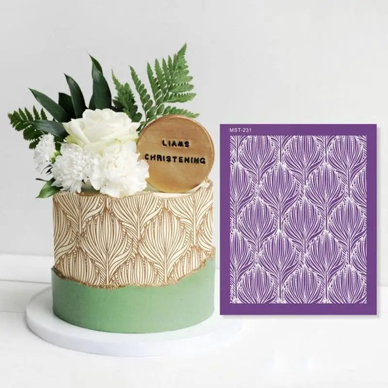 1 шт. Необычные кружевные трафареты для украшения торта на свадьбу или вечеринку