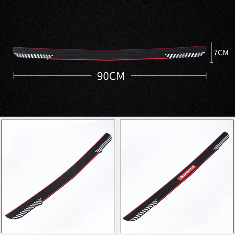 90 см универсальная защита для задней двери автомобиля от царапин резиновая