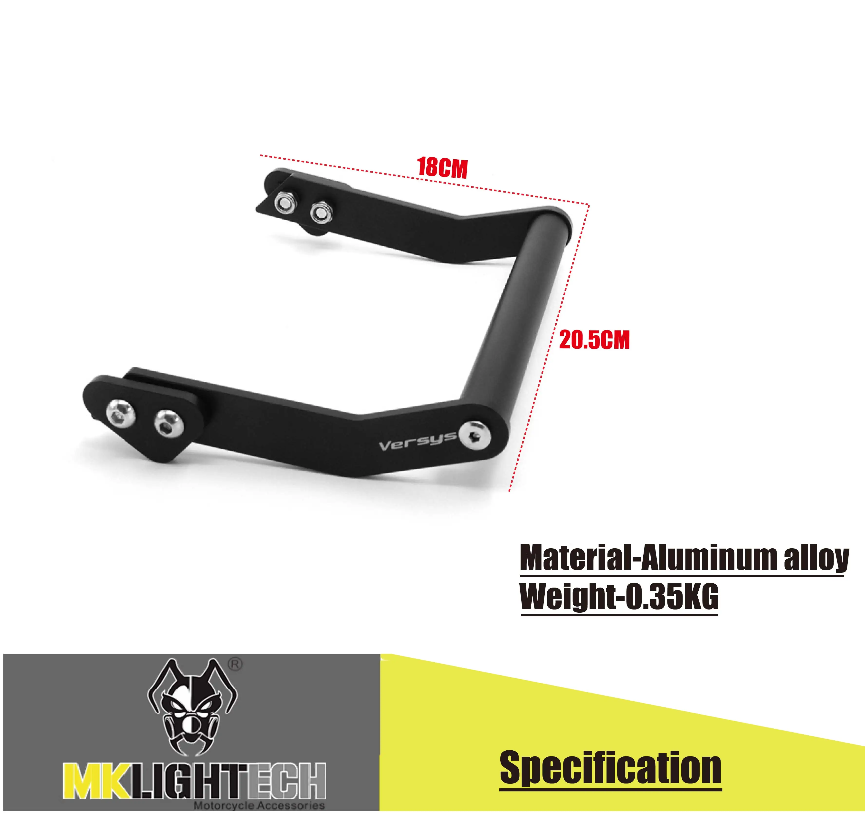 

MKL IGHTECH FOR KAWASAKI VERSYS 650 KLE 650 400 motorcycle front bracket smart phone holder gps bar mobile 2015-2020
