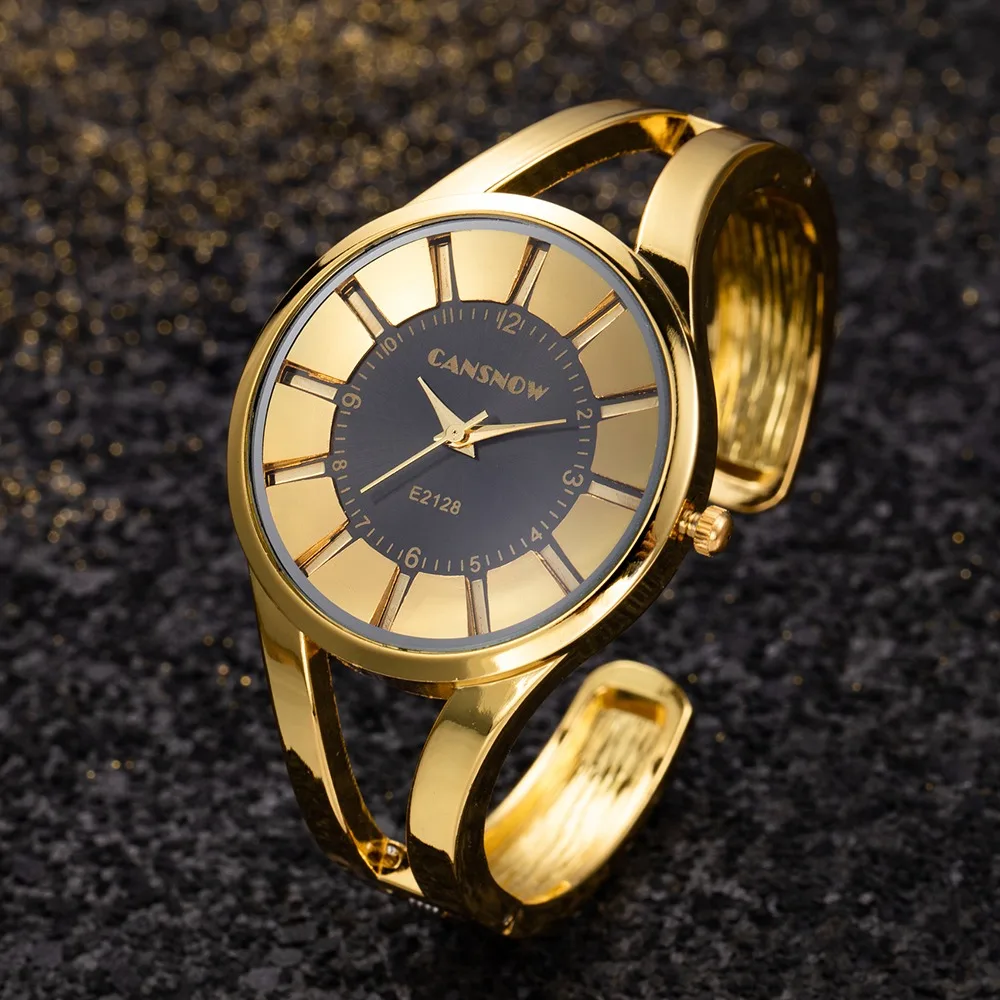 

2021 New Fshion Luxury Bangle Bracelet Ladies Watches Women Dress Wristwatches Clock Women's Gold Casual Quartz Watch