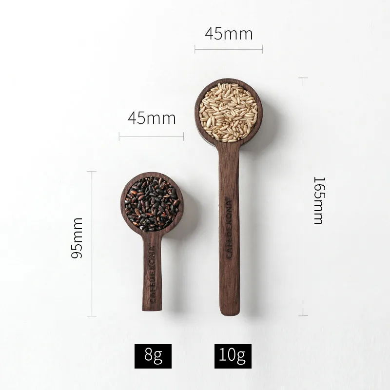 Деревянная ложка для кухни в виде грецких кофейных зерен | Дом и сад