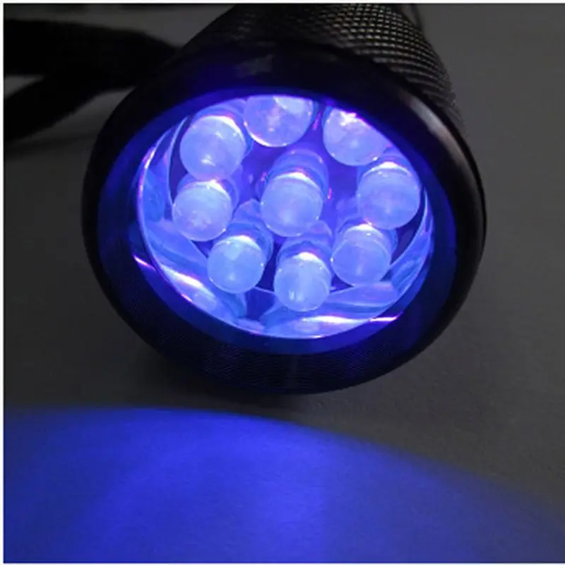 

2021 New 9W UV Resin Curing Lamp Light 9 LED 395nm UV Resin Dryer Blacklight Flashlights Jewelry Tools
