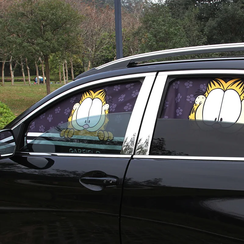 1 шт. автомобильный солнцезащитный козырек мультяшная занавеска на окно