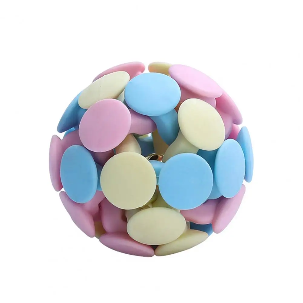 

Pet Toy Ball Macaroon Tooth Cleaning Sound Ball Chewing Play Toy Game