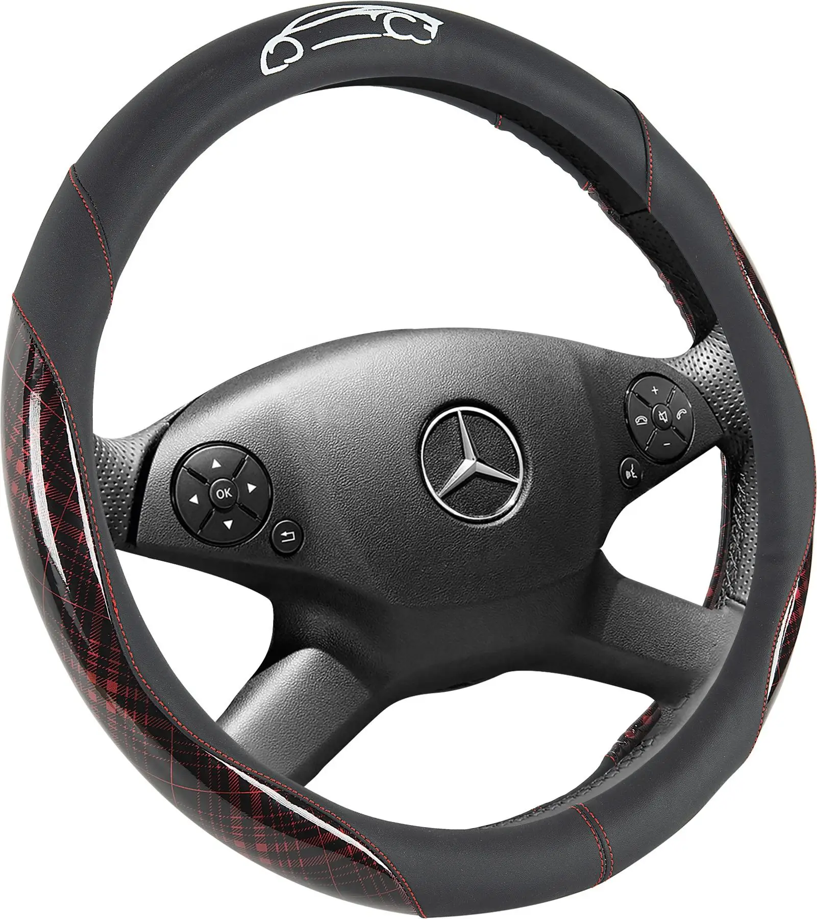 

Wholesale Premium Winter Auto Skin Wrap Universal Accessories Car Steering Wheel Covers