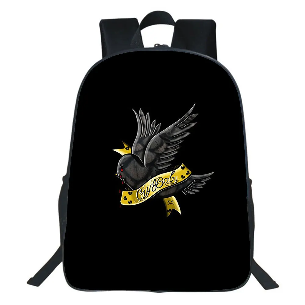 

2021 Lil Peep Backpack Boys Girls Student Bookbag Children Bag Lil Peep Rapper Printing Fashion Rucksack