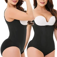 women shaper bodysuit straps body shaper backless thong seamless shapewear push up waist trainer slimming corset underbust 6xl