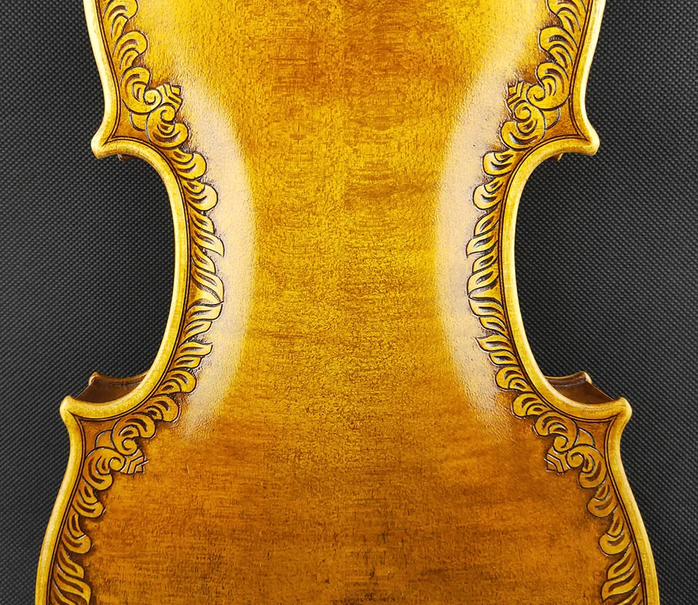 5-строка Strad Королевский Fleur de Лис &quotскрипки Размеры 4/4 концерта с красивыми