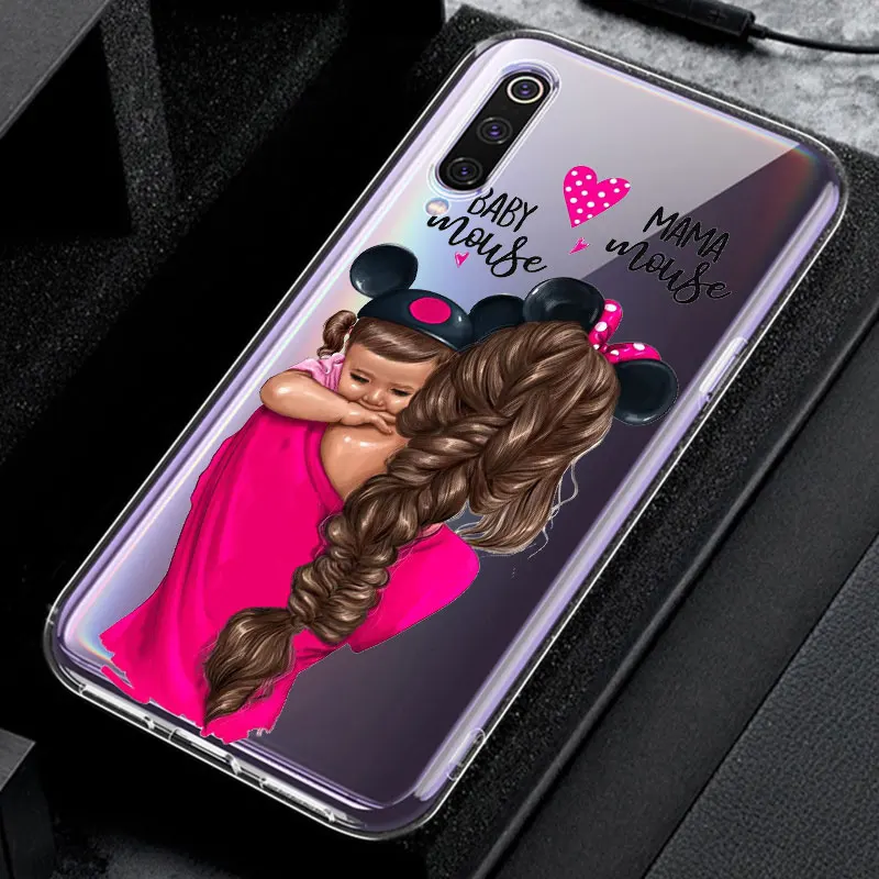 hot baby mom girl silicone case for xiaomi mi poco x3 gt nfc m3 f3 9 9e a1 a2 a3 10t pro 11i 11t 11 lite cc9e soft cover free global shipping