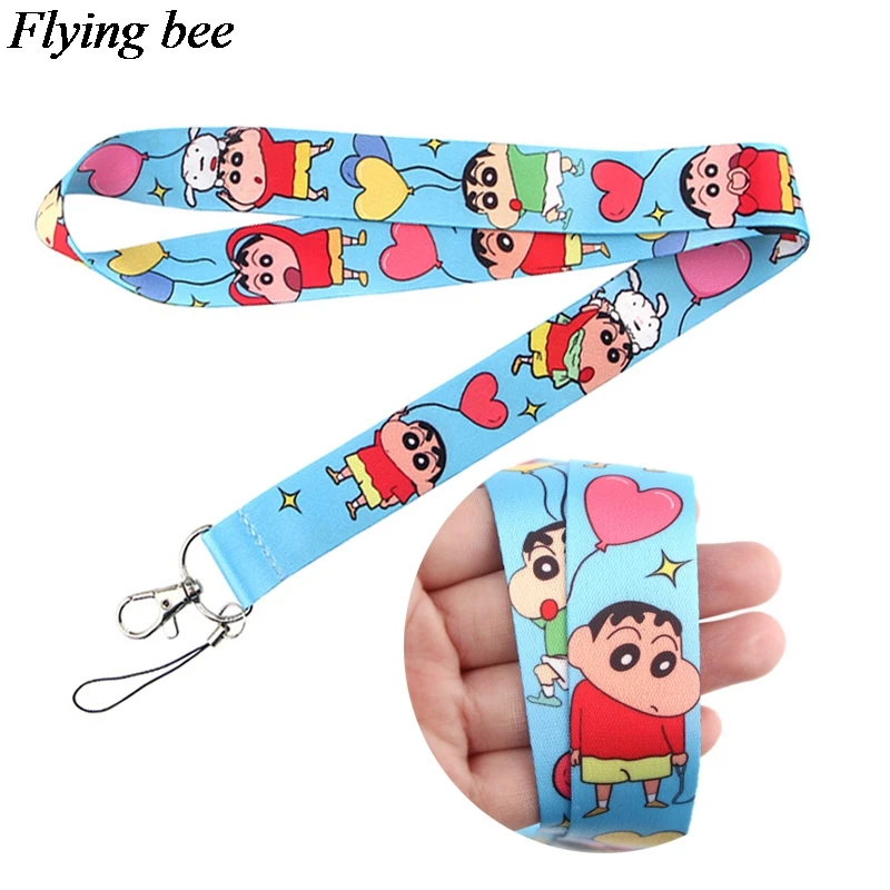 Flyingbee брелок с милым мультяшным ремешком для телефона женский модный ремешок на