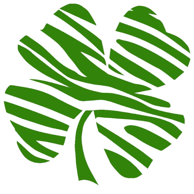 EmpireYing 8 цветов Зебра четыре листа клевера повседневная расслабленная веселая