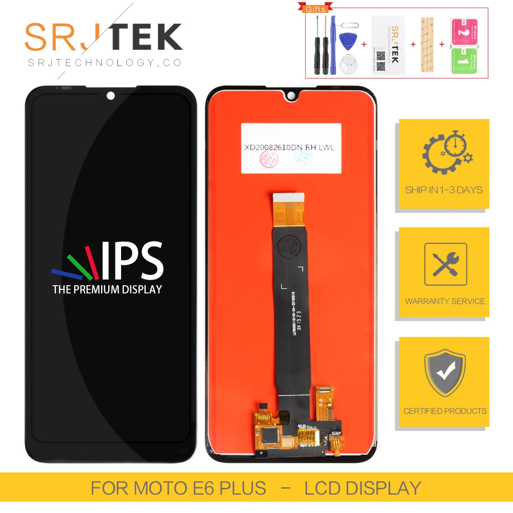 

For Motorola Moto E6 PLUS LCD Display Digitizer Sensor Glass Panel For Motorola E6 Plus Screen Touch Replacement Lens