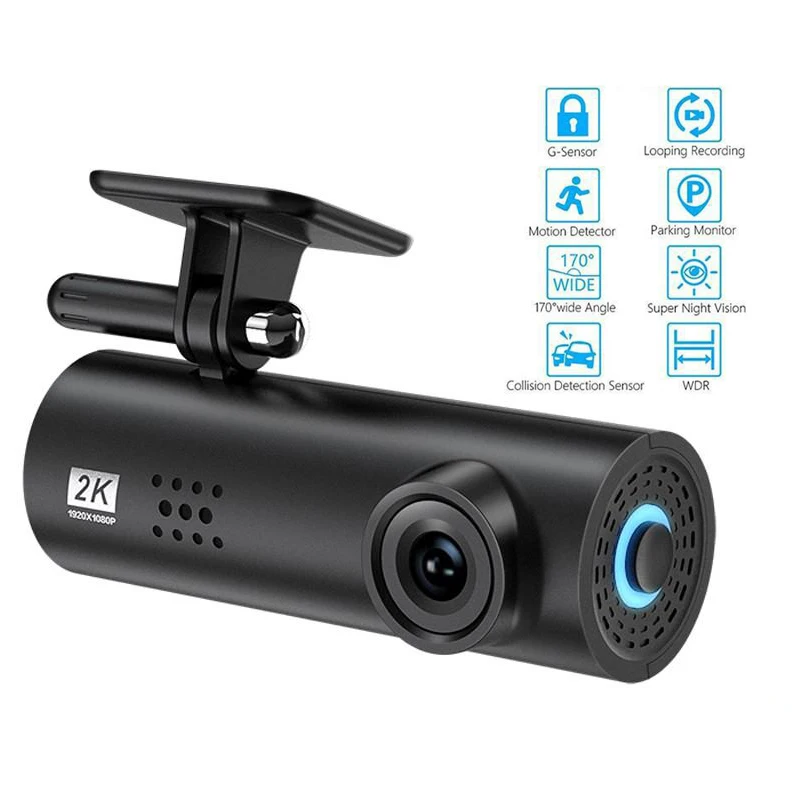 

170 Wide Angle Car Video Recorder 1080 HD Night Vision Car Camera Hidden Driving DVR Car Dash Cam G-Sensor Auto DashCam