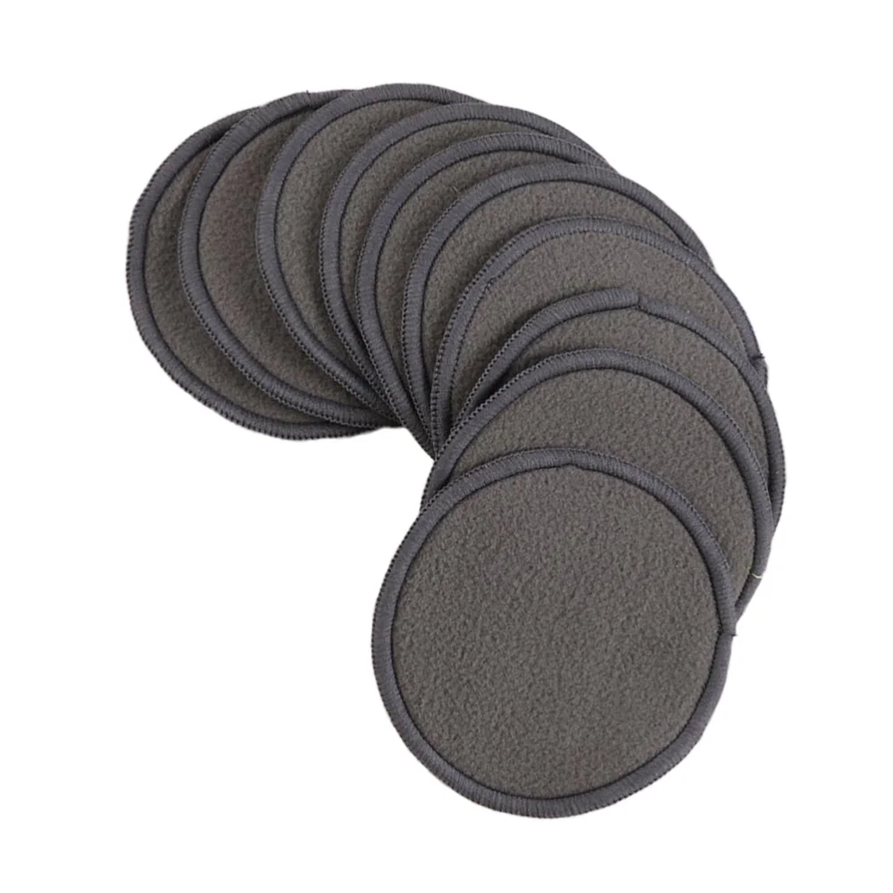 

16pcs Bamboo Carbon Fiber Makeup Remove Pads Reusable Face Cleaning Pads for Girls