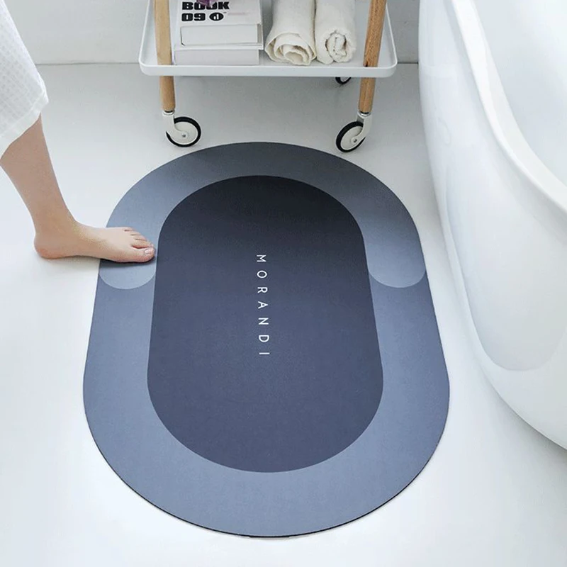 Napa Skin Bathroom Mat Super Absorbent Rug Bath Quick Dry Floor Mats Easy To Clean alfombras para baño Doormat Kitchen | Дом и сад