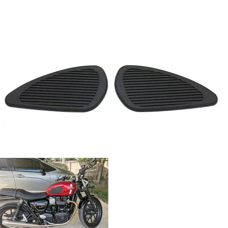 

NEW-Motorcycle Universal Retro Fuel Tank Pad Non-Slip Sticker Suitable for Honda Yamaha Triumph