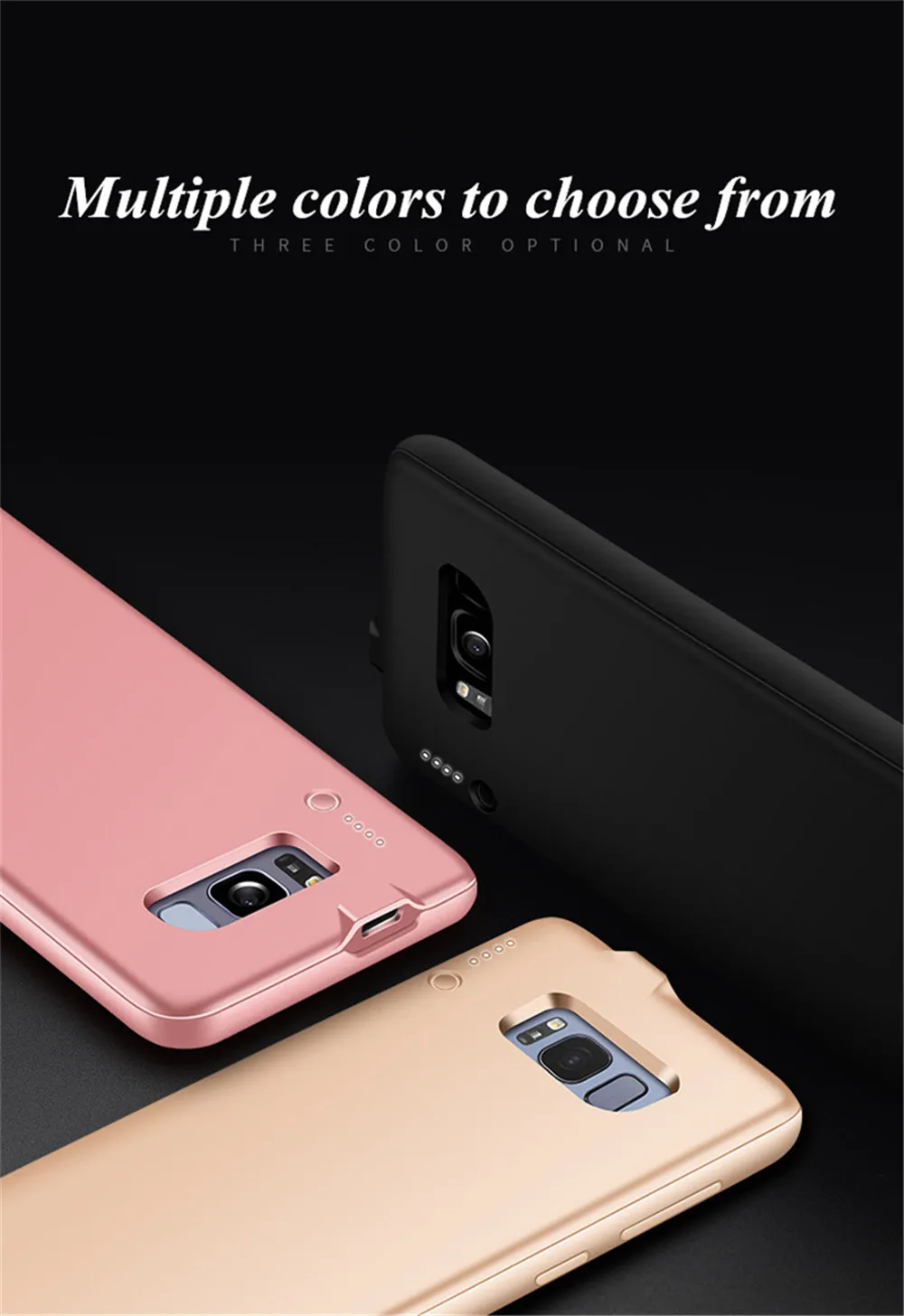 4000 мАч запасной внешний аккумулятор чехол для samsung S8 чехол для батареи 5000 мАч чехол для батареи s для samsung Galaxy S8 Plus чехол для питания