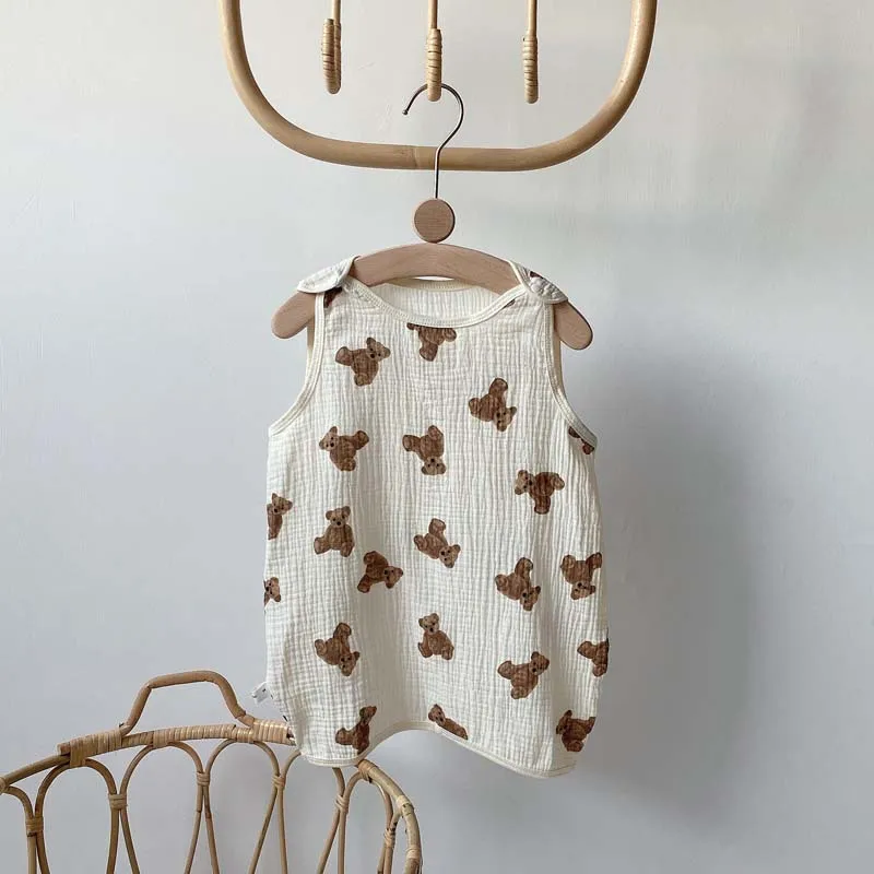 Новинка 2022 Детская Пижама MILANCEL милый спальный мешок с принтом для малышей