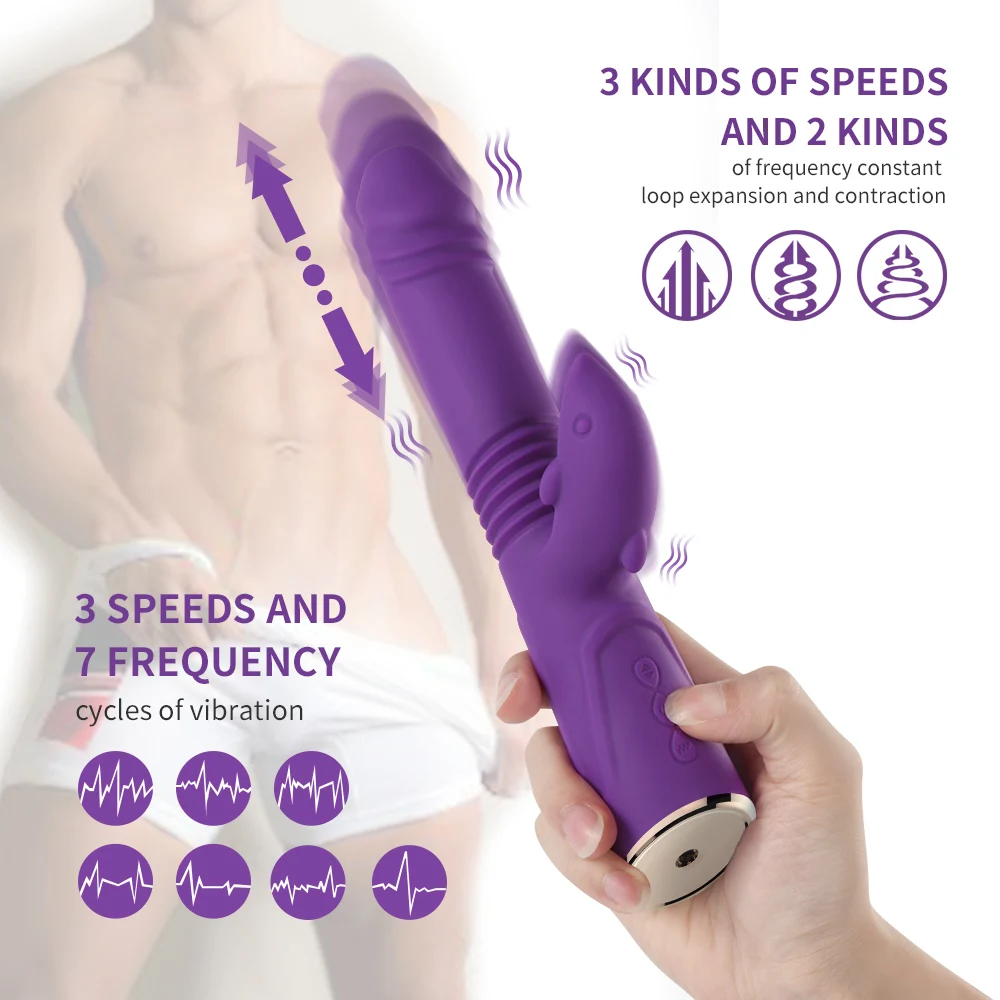 Online Seks Mastürbasyon Makinesi Sokmak Dildo Vibratör Otomatik Vantuz Yetişkin Cinsel Oyuncak Kadınlar Için El ücretsiz G Nokta Masajı