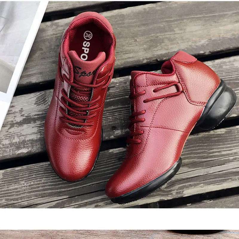 ПУ танцевальная обувь для джаза Женская Современная девушек Танцевальные