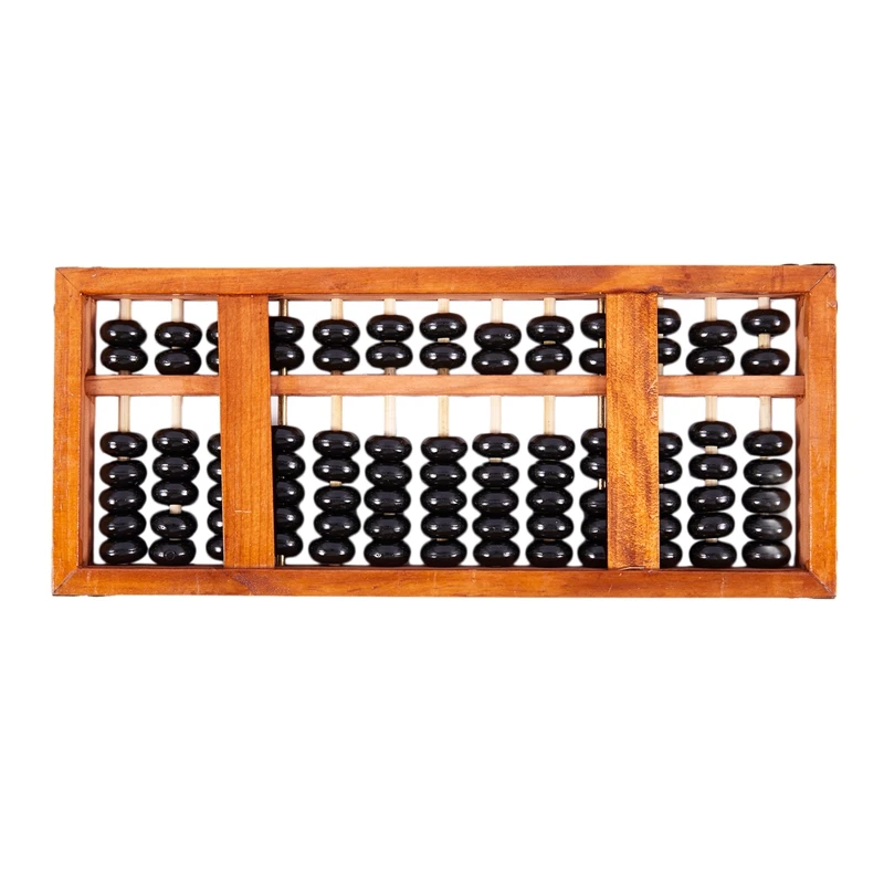 Vintage-Style Chinese Wooden Abacus, Chinese Lucky Calculator