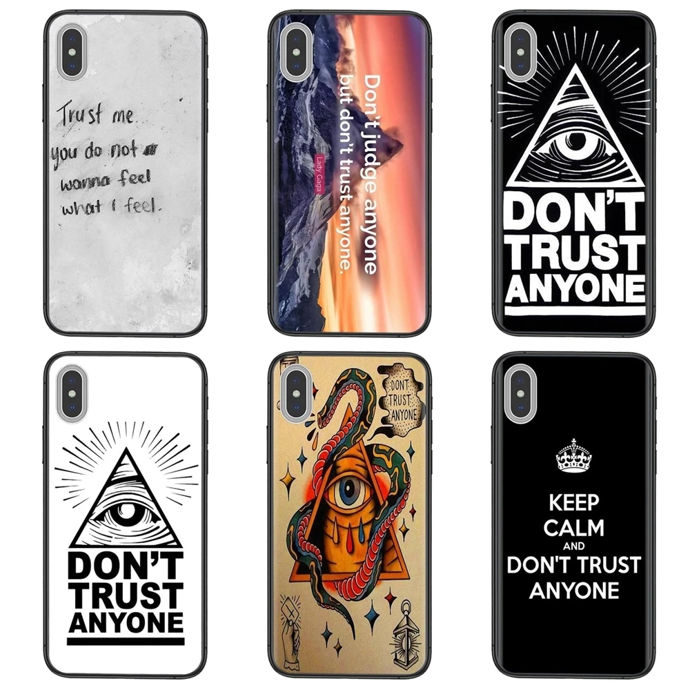 Пирамида треугольная Не доверяй никому для Galaxy Note 20 10 9 8 Lite Pro Ultra M51 M31 M30S A10 A10S A8 A7 A5